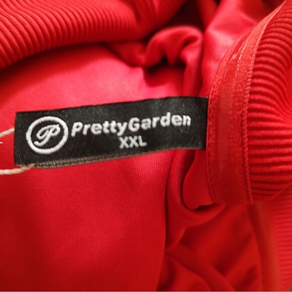 Pretty Garden Red Knit Strapless Tube Sweater Dress XXL - Picture 9 of 9